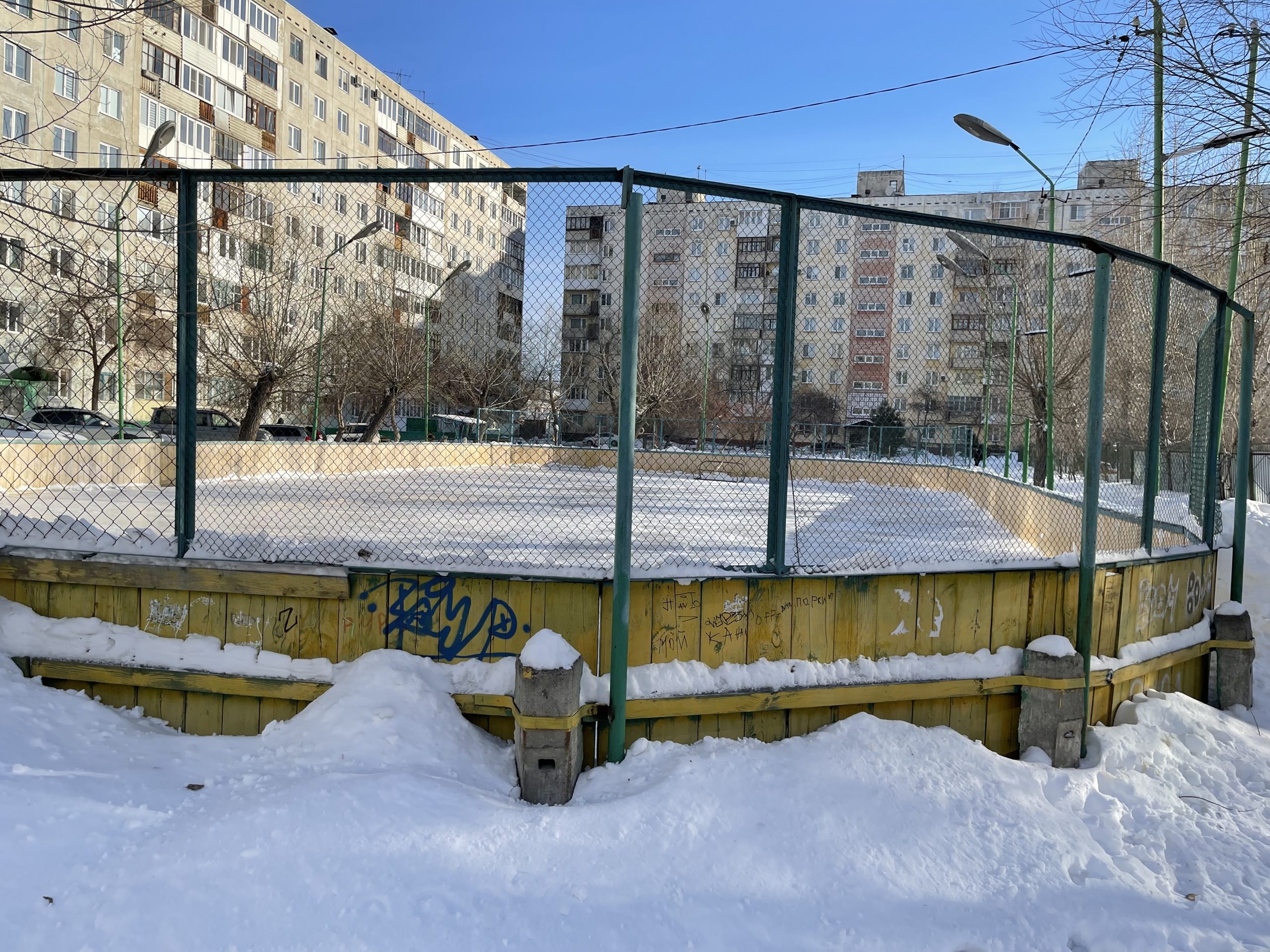 Хоккейная коробка на ул. Марченко, 9