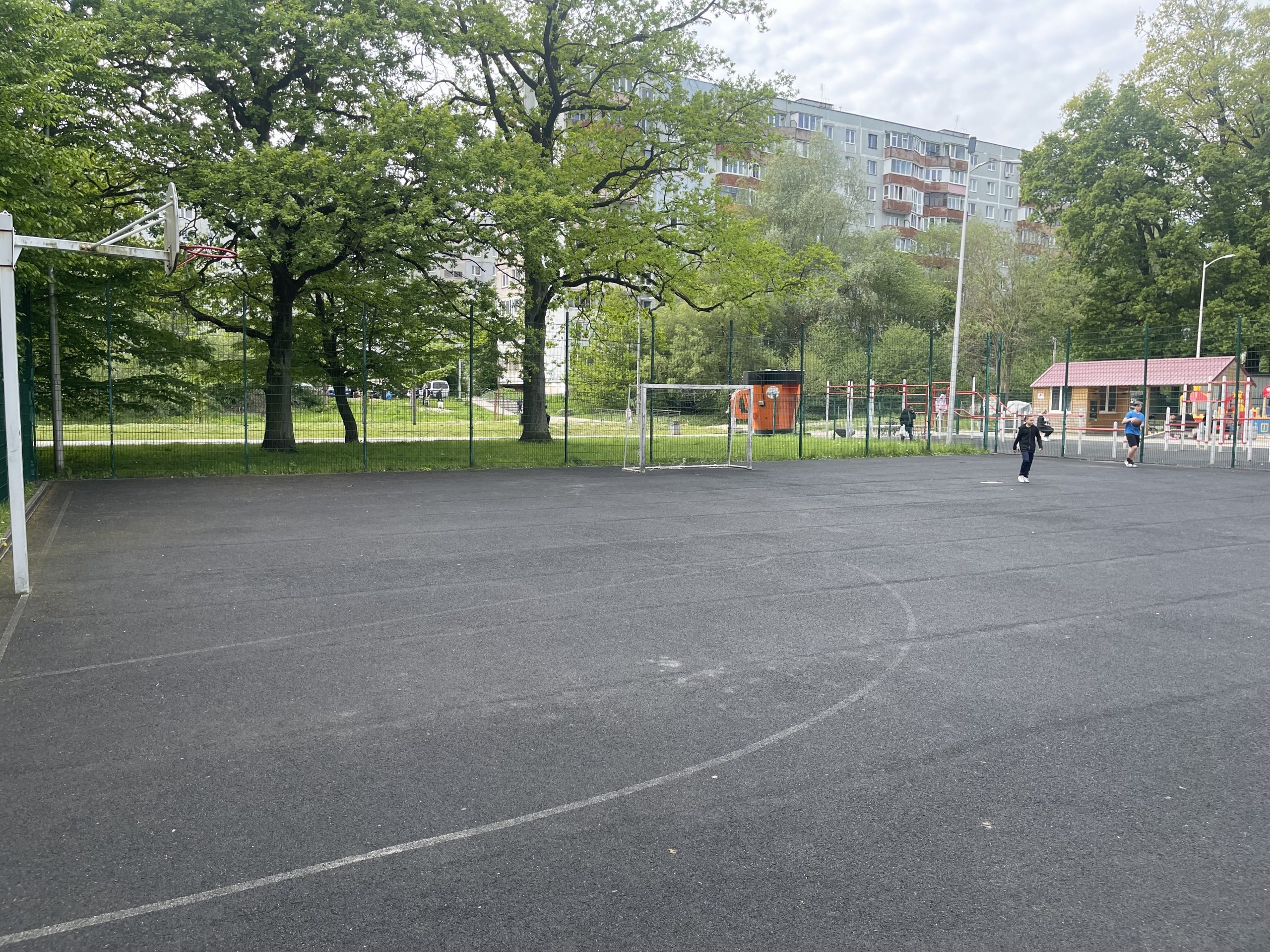 Спортивная площадка в парке Макса Ашманна